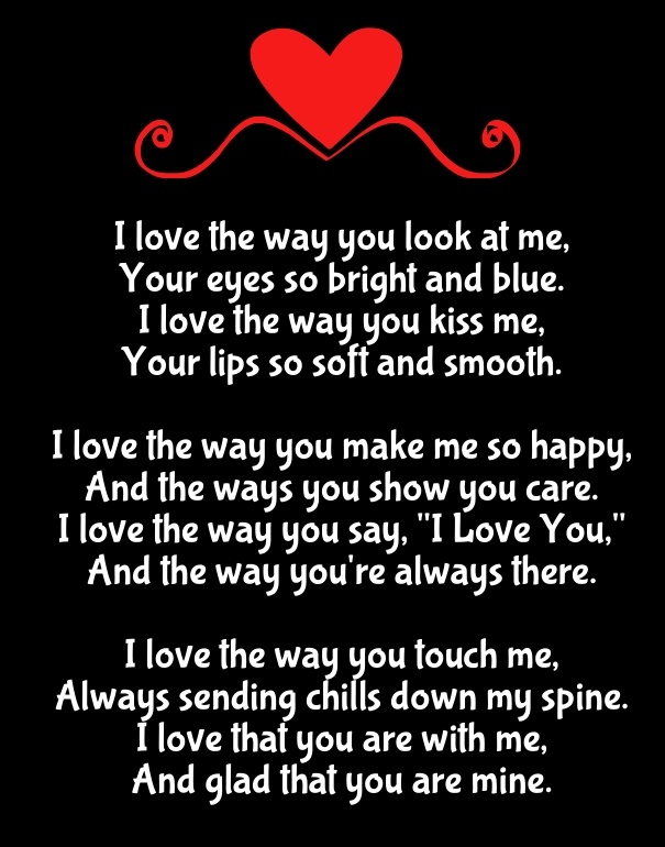 love you I love poems