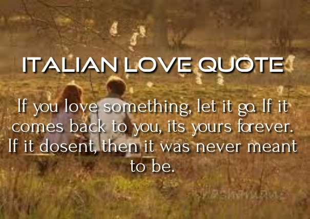 Italian Love Quotes