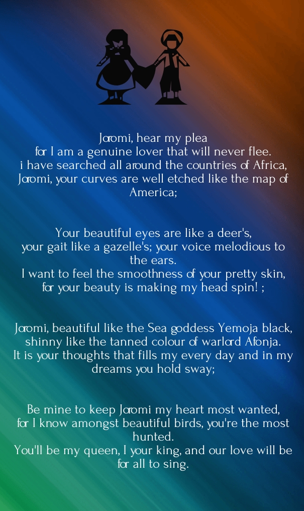 black love poems for her