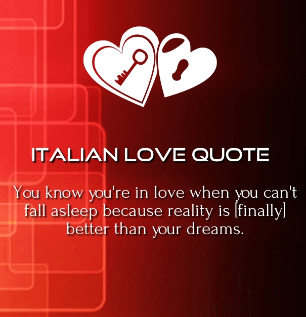 italian love quotes with english translation
