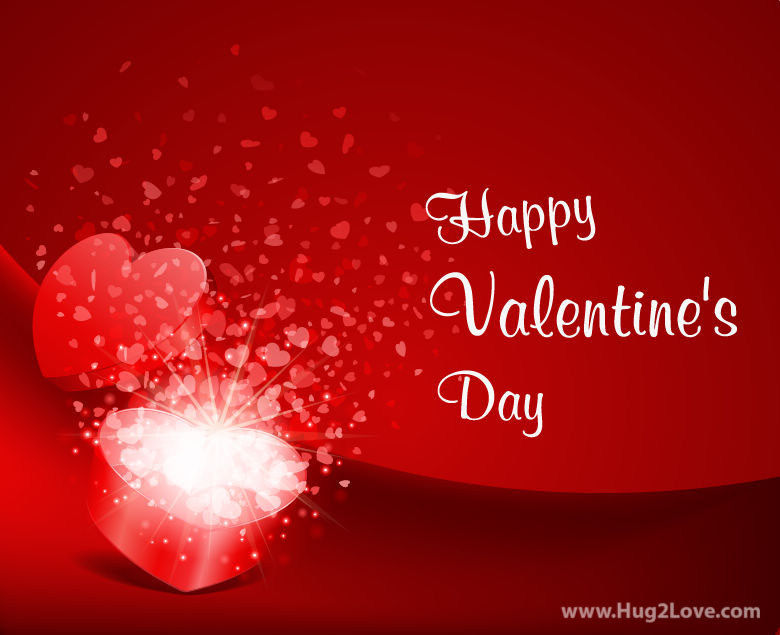 Happy Valentine's Day Greeting Card Vector