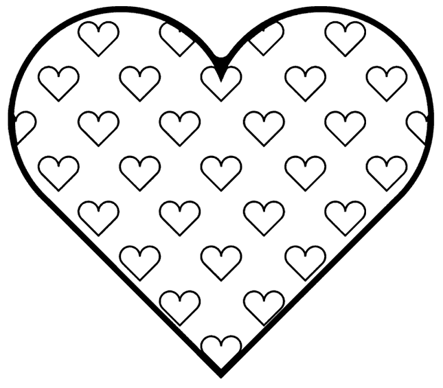 valentine coloring sheets