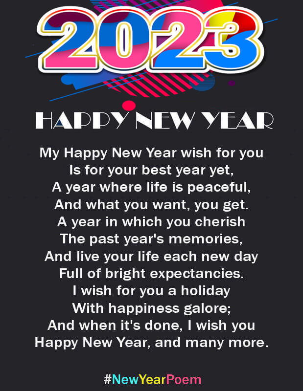 Love Poem Happy New Year 2023
