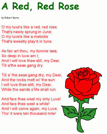 Roses Are Red Violets Are Blue Love Poem Image