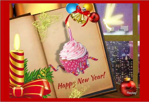 Greeting E Card For New Year 2016