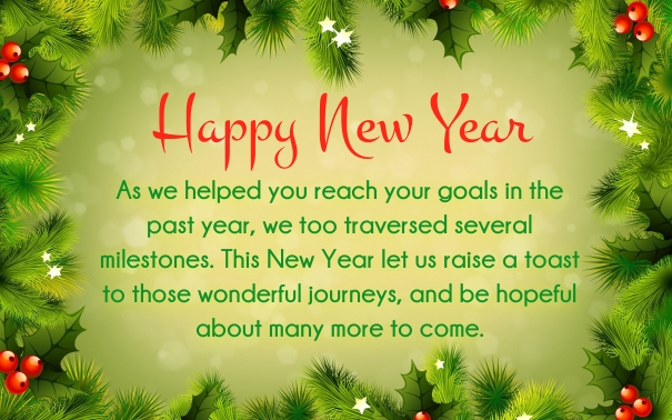 Business Clients New Year Wishes
