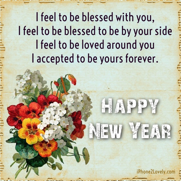 Fiancee New Year Wishes