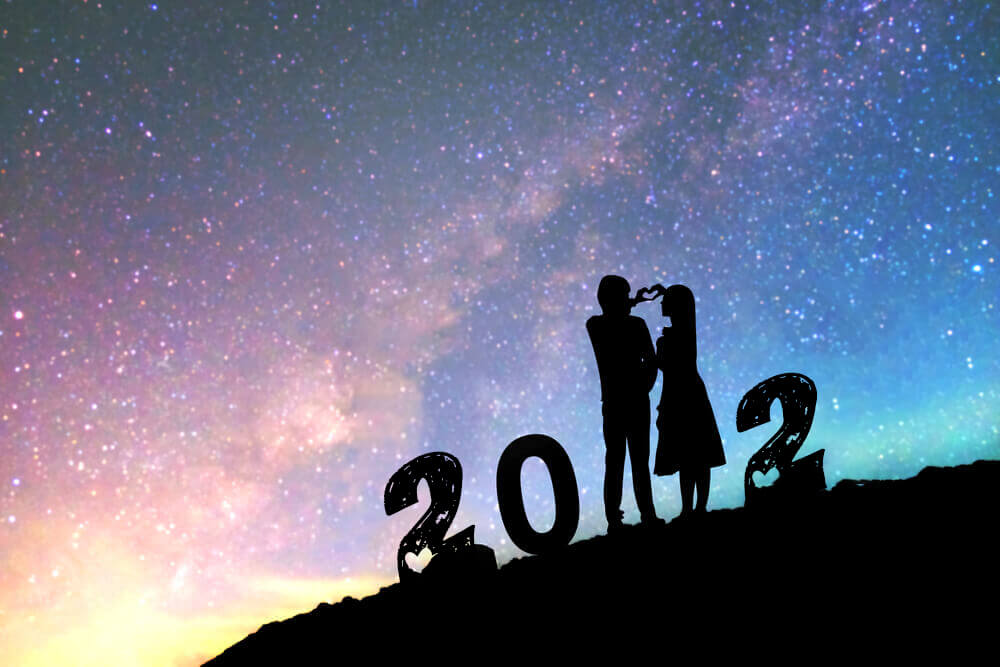 Happy New Year 2022 Wallpaper For Romantic Couple Girlfriend Boyfriend