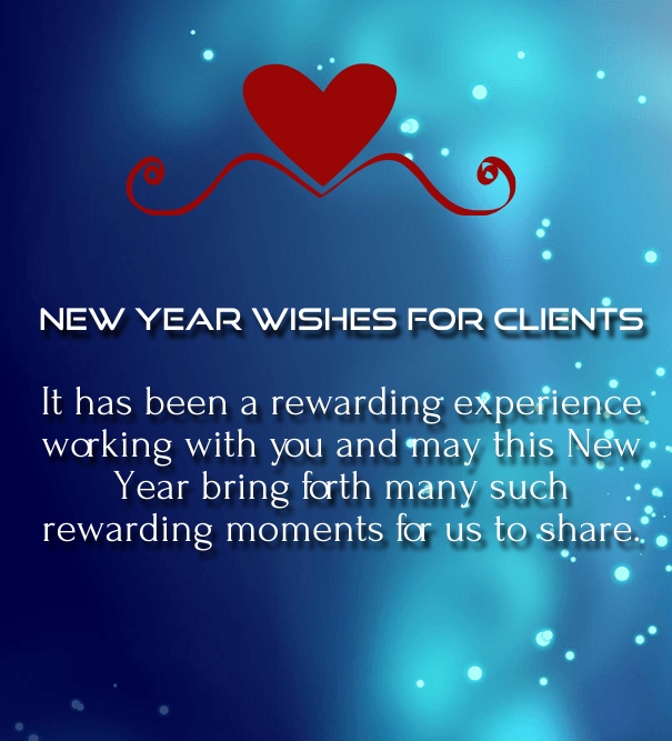 Happy New Year Wishes For Clients