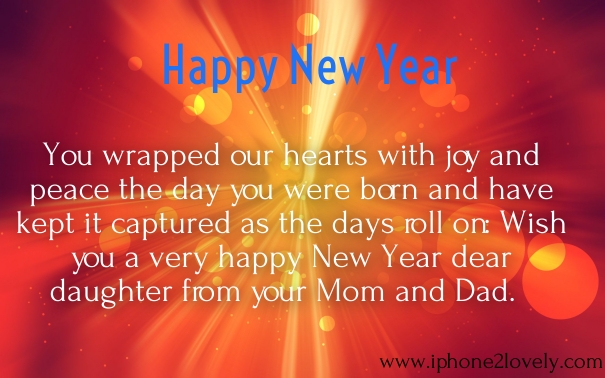 Images For Happy New Year Wishes For Daughter 2021