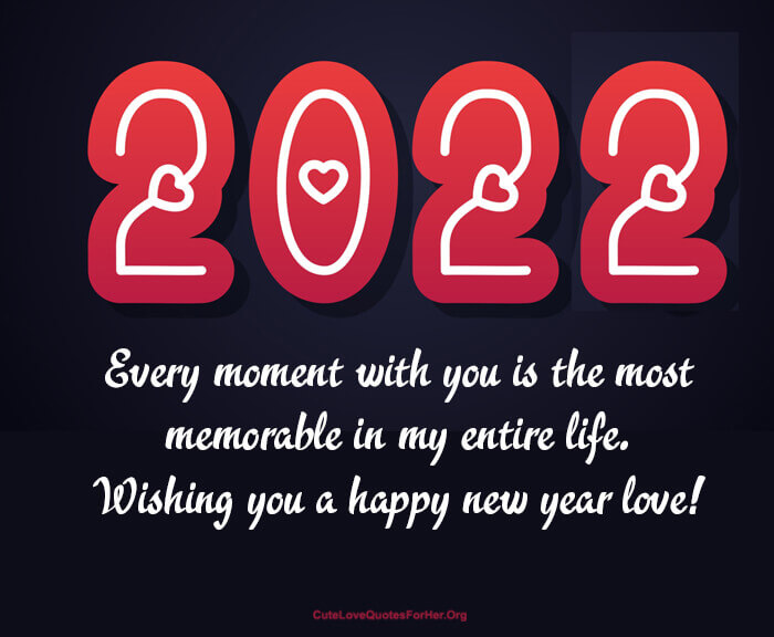 Love 2022 Happy New Year Quotes