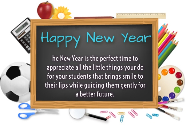 New Year Messages For Teachers