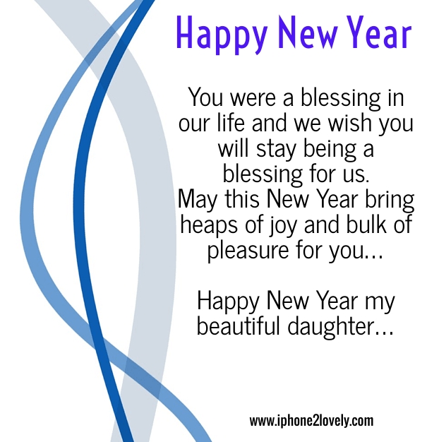 New Year Wishes For Daughter