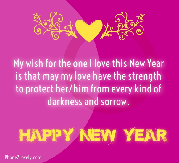 New Year 2021 Love Wishes