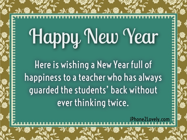New Year Quotes Sayings For Teacher