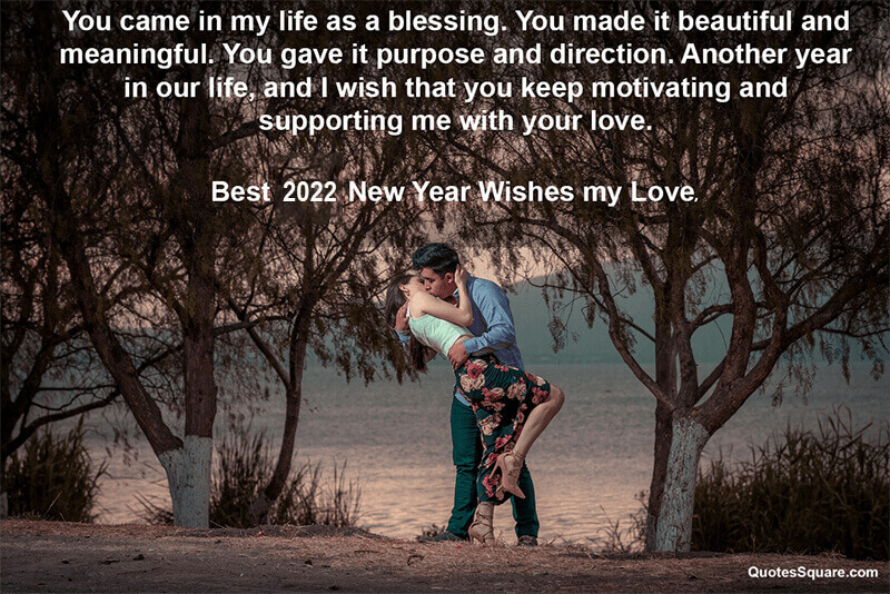 Romantic Love Quotes 2022 New Year Wishes