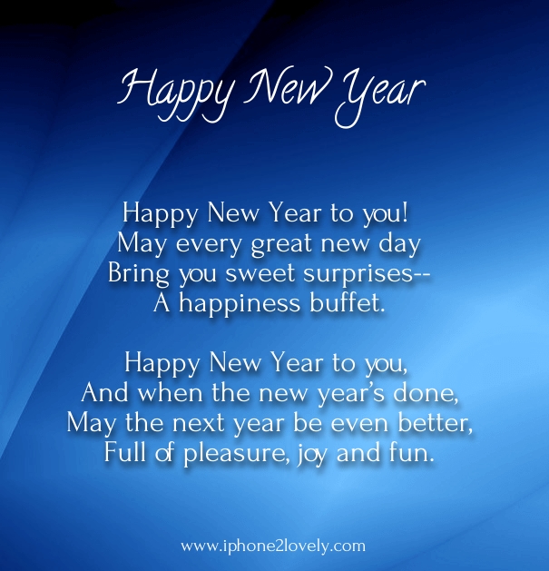 35 Short Poems to Wish Happy New Year 2024 (Images) Hug2Love