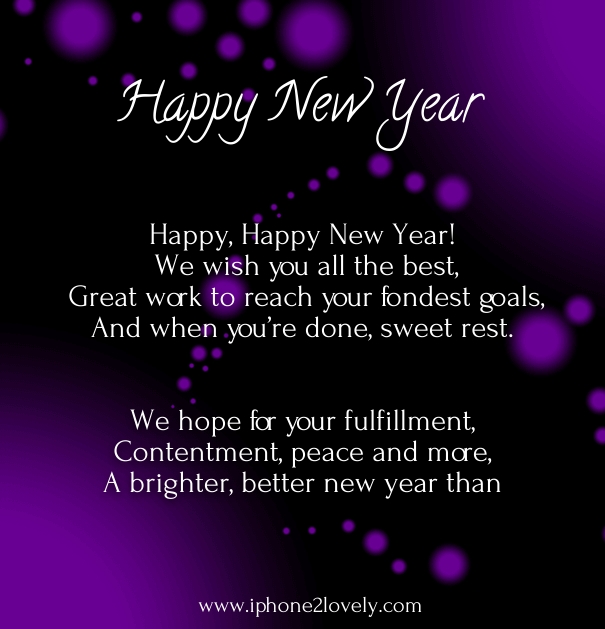 Funny New Year Poems