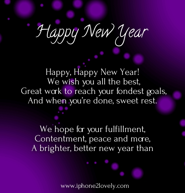 45 Short Poems to Wish Happy New Year 2024 (Images) Hug2Love