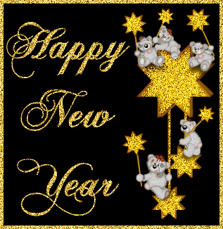 Happy New Year 2016 Animated Ecards With Golden Star