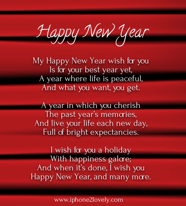Happy New Year Poems