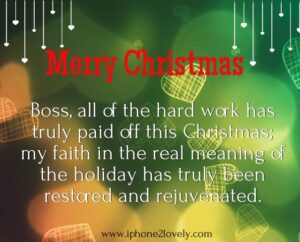 20 Best Merry Christmas 2023 Messages for Boss & His Family