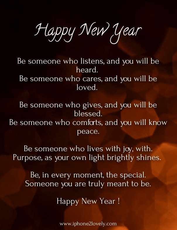 New Year 2021 Romantic Poems For Him