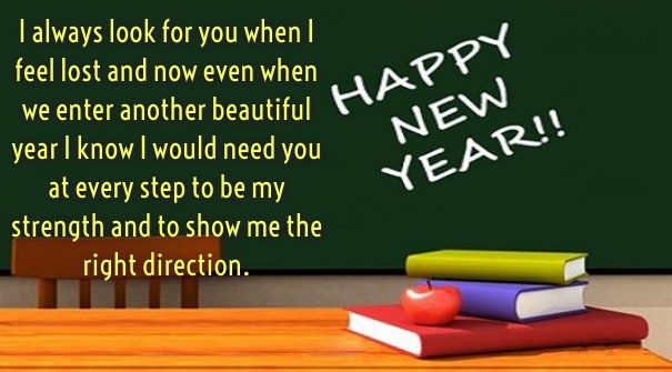 New Year Greeting Quotes For Teacher