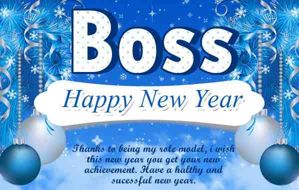 New Year Greetings For Boss