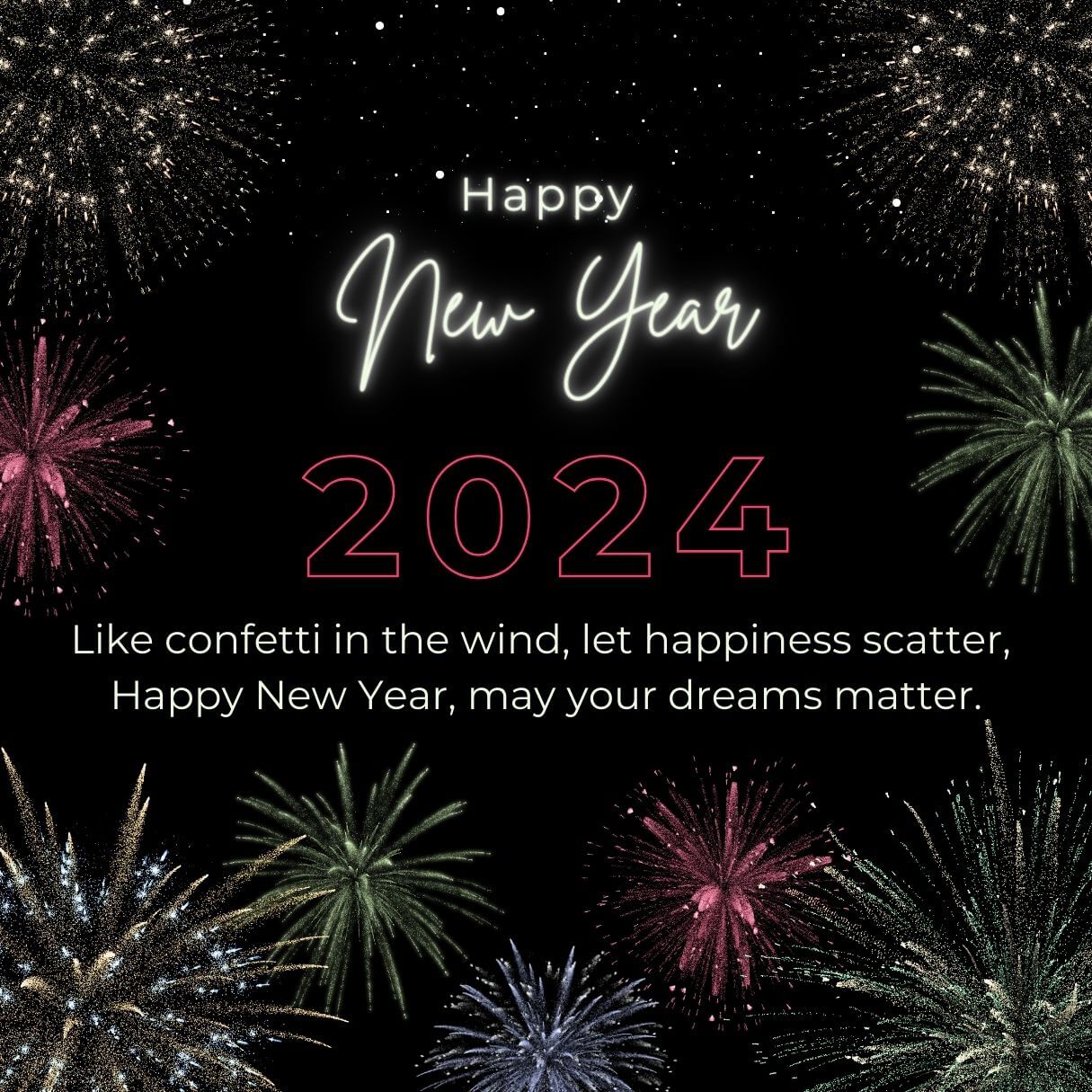 Happy New Year Shortest Poems Wishes 2024 Free To Share