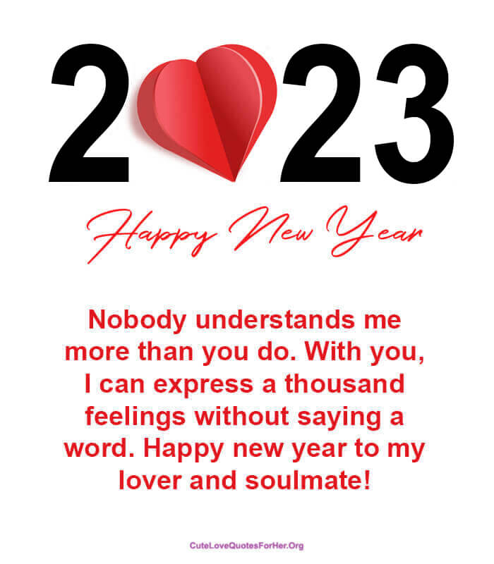 50 Cute Happy New Year Wishes for Boyfriend / Husband 2024