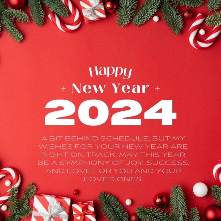 Late 2024 Happy New Year Greetings
