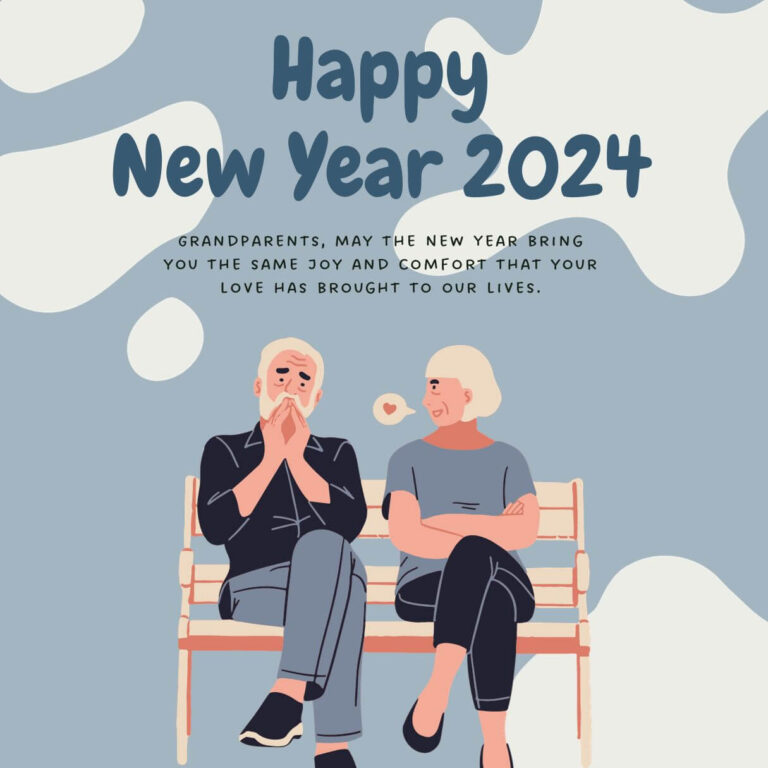 2024 Happy New Year Wishes For Grandparents