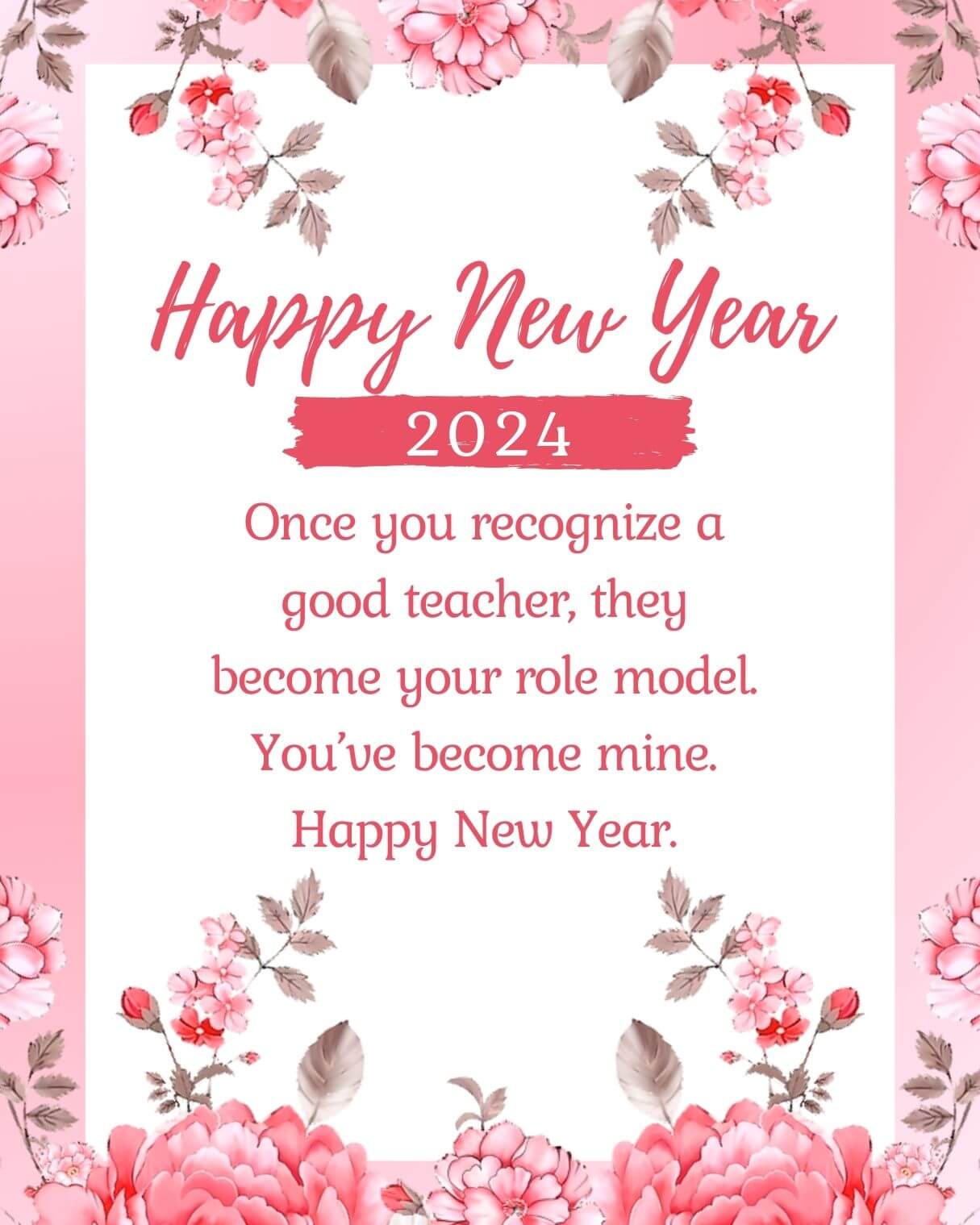 Happy New Year Wishes For Teachers 2024