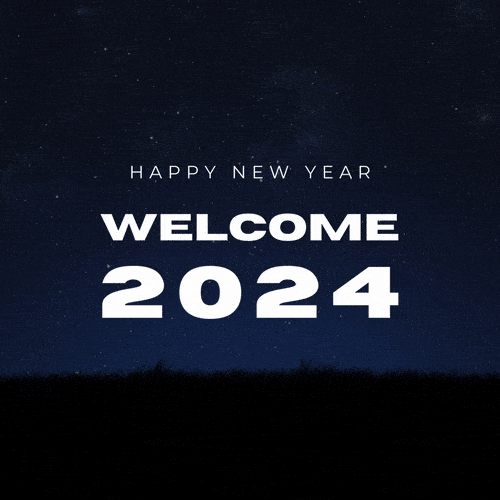 Welcome New Year 2024 Gif