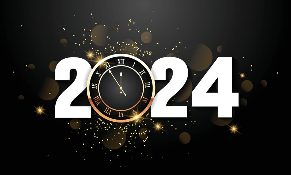 Count Down Clock New Years 2024