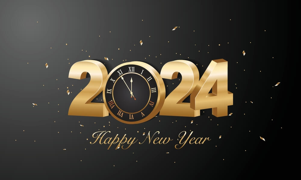 Time Clock For New Year 2024