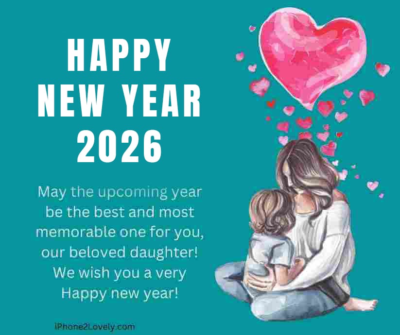 Cute Blessing Happy New Year 2026 Wishes For Daughter From Mother Min
