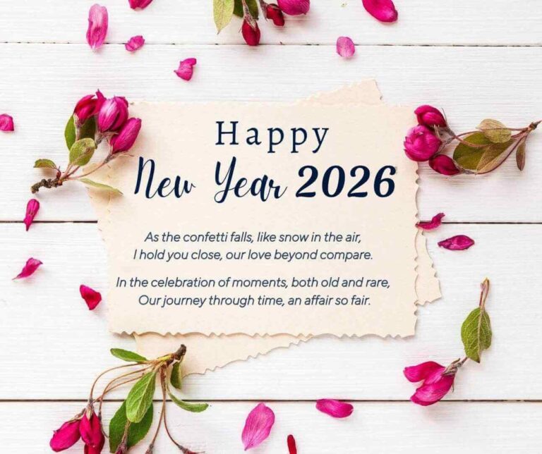Happy New Year Romantic Poems For Her 2026