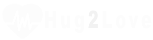 Hug2love Logo Transparent White