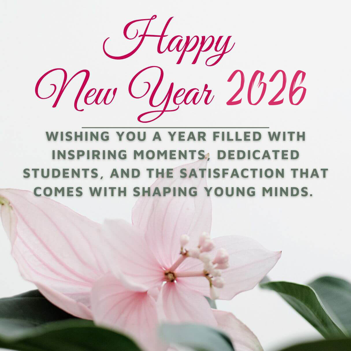 Best New Year Wishes 2026 For Teachers