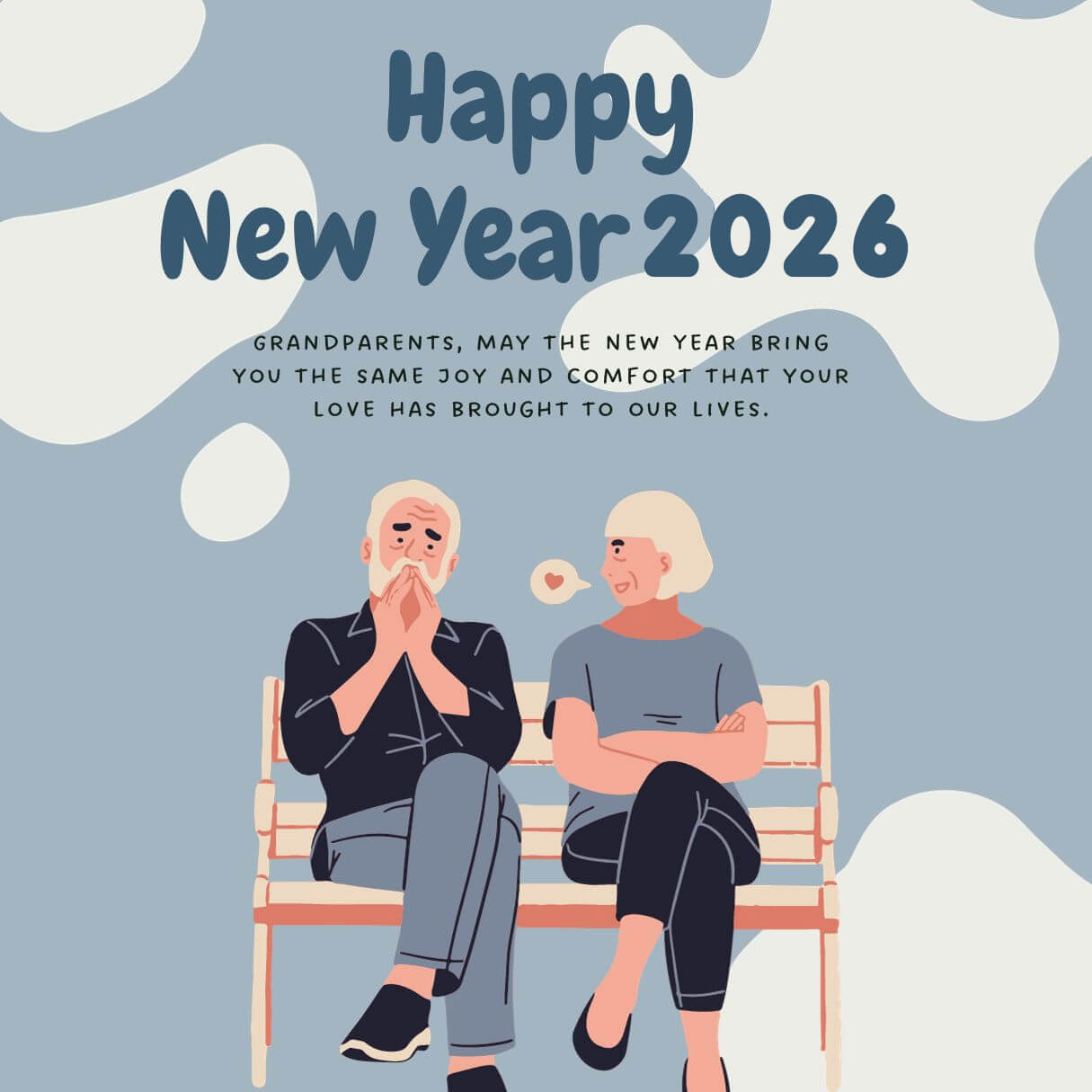 2026 Happy New Year Wishes For Grandparents